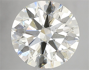 Foto Diamante Natural 3.04 quilates, Redondo , Color J, claridad SI2 y certificado IGI de