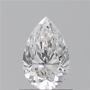 Foto Diamante Natural 0.75 quilates, De pera , Color F, claridad IF y certificado GIA de