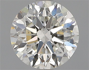 Picture of Natural Diamond 1.00 Carats, Round with Very Good Cut, I Color, SI1 Clarity and Certified by GIA