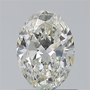 Picture of Natural Diamond 0.80 Carats, Oval with  Cut, H Color, VVS2 Clarity and Certified by GIA