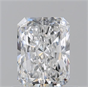 Natural Diamond 0.80 Carats, Radiant with  Cut, E Color, VS2 Clarity and Certified by GIA