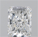 Natural Diamond 2.03 Carats, Radiant with  Cut, F Color, VS1 Clarity and Certified by GIA