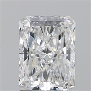 Picture of Natural Diamond 2.03 Carats, Radiant with  Cut, F Color, VS1 Clarity and Certified by GIA