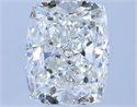 Natural Diamond 0.50 Carats, Cushion with  Cut, G Color, VS1 Clarity and Certified by GIA