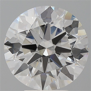 Picture of Lab Grown Diamond 5.04 Carats, Round with Ideal Cut, F Color, VVS2 Clarity and Certified by IGI