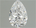 Diamante Natural 0.41 quilates, De pera , Color D, claridad SI1 y certificado GIA