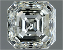 Natural Diamond 1.01 Carats, Asscher with  Cut, I Color, SI1 Clarity and Certified by IGI