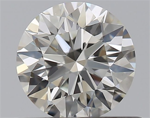 Picture of Natural Diamond 0.45 Carats, Round with Excellent Cut, I Color, VS1 Clarity and Certified by GIA