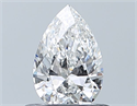 Natural Diamond 0.50 Carats, Pear with  Cut, E Color, VS2 Clarity and Certified by GIA