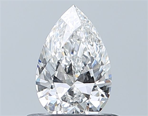 Picture of Natural Diamond 0.50 Carats, Pear with  Cut, E Color, VS2 Clarity and Certified by GIA