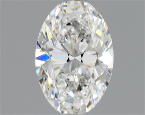 Picture of Natural Diamond 0.60 Carats, Oval with  Cut, F Color, VVS2 Clarity and Certified by GIA