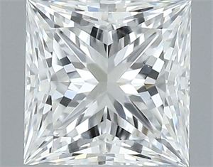 Foto Diamante Natural 0.47 quilates, Princesa , Color G, claridad SI1 y certificado GIA de