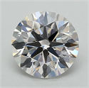 Del inventario de diamantes de laboratorio, 1.10 quilates, Redondo , Color G, claridad VVS2 y certificado IGI