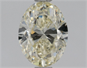Natural Diamond 0.90 Carats, Oval with  Cut, M Color, VS2 Clarity and Certified by GIA