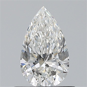 Picture of Natural Diamond 0.60 Carats, Pear with  Cut, F Color, VS2 Clarity and Certified by GIA