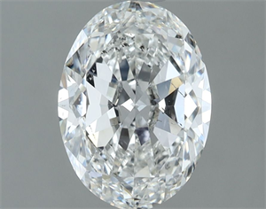Picture of Natural Diamond 1.40 Carats, Oval with  Cut, G Color, SI2 Clarity and Certified by GIA