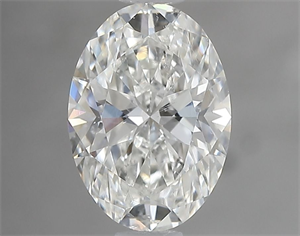Foto Diamante Natural 0.88 quilates, Ovalado , Color H, claridad SI2 y certificado GIA de