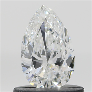 Foto Diamante Natural 0.50 quilates, De pera , Color E, claridad SI1 y certificado IGI de
