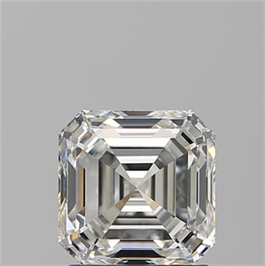 Picture of Natural Diamond 1.51 Carats, Asscher with  Cut, I Color, VS2 Clarity and Certified by GIA