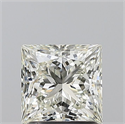 Natural Diamond 1.50 Carats, Princess with  Cut, K Color, VS1 Clarity and Certified by GIA