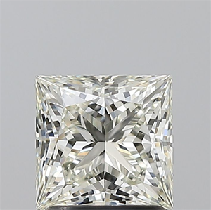 Picture of Natural Diamond 1.50 Carats, Princess with  Cut, K Color, VS1 Clarity and Certified by GIA