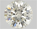 Natural Diamond 1.31 Carats, Round with Excellent Cut, M Color, SI1 Clarity and Certified by GIA