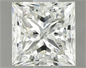 Natural Diamond 0.80 Carats, Princess with  Cut, K Color, VVS2 Clarity and Certified by GIA