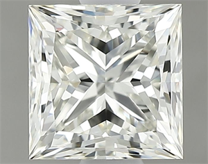 Picture of Natural Diamond 0.80 Carats, Princess with  Cut, K Color, VVS2 Clarity and Certified by GIA