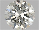 Natural Diamond 0.80 Carats, Round with Excellent Cut, K Color, SI2 Clarity and Certified by GIA