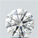 Lab Grown Diamond 3.09 Carats, Round with Ideal Cut, F Color, VVS2 Clarity and Certified by IGI