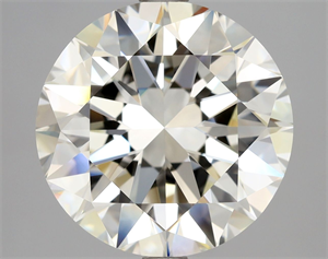 Picture of Natural Diamond 4.01 Carats, Round with Excellent Cut, H Color, IF Clarity and Certified by HRD