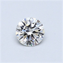 Diamante Natural 0.41 quilates, Redondo , Color F, claridad VS2 y certificado GIA