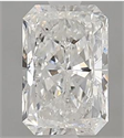 Natural Diamond 1.01 Carats, Radiant with  Cut, F Color, SI2 Clarity and Certified by IGI