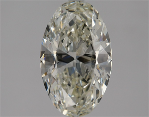 Picture of Natural Diamond 1.30 Carats, Oval with  Cut, L Color, SI1 Clarity and Certified by GIA