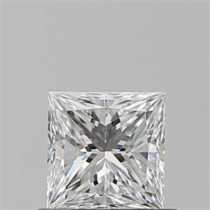 Foto Diamante Natural 0.62 quilates, Princesa , Color E, claridad SI1 y certificado GIA de