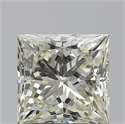 Natural Diamond 1.20 Carats, Princess with  Cut, L Color, VS1 Clarity and Certified by IGI