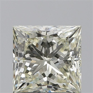 Picture of Natural Diamond 1.20 Carats, Princess with  Cut, L Color, VS1 Clarity and Certified by IGI