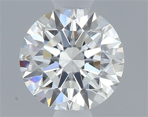 Picture of Natural Diamond 0.42 Carats, Round with Excellent Cut, H Color, VVS2 Clarity and Certified by GIA