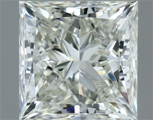 Picture of Natural Diamond 0.71 Carats, Princess with  Cut, I Color, VVS2 Clarity and Certified by IGI