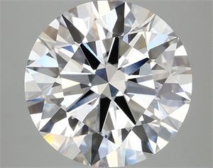 Picture of Lab Grown Diamond 4.51 Carats, Round with Ideal Cut, F Color, VVS2 Clarity and Certified by IGI