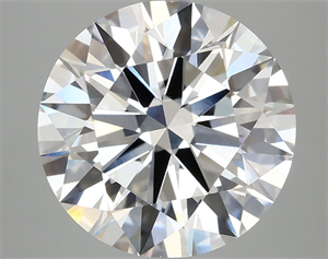 Picture of Lab Grown Diamond 4.51 Carats, Round with Ideal Cut, F Color, VVS2 Clarity and Certified by IGI