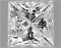 Natural Diamond 0.51 Carats, Princess with  Cut, F Color, VS2 Clarity and Certified by GIA