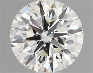 Picture of Natural Diamond 0.70 Carats, Round with Excellent Cut, K Color, VVS2 Clarity and Certified by GIA