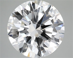 Picture of Lab Grown Diamond 6.07 Carats, Round with Excellent Cut, E Color, VVS2 Clarity and Certified by IGI