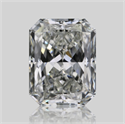 Natural Diamond 0.71 Carats, Radiant with  Cut, G Color, VVS2 Clarity and Certified by IGI