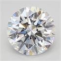 Del inventario de diamantes de laboratorio, 2.20 quilates, Redondo , Color D, claridad VVS1 y certificado GIA