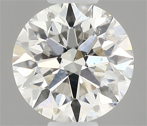 Picture of Natural Diamond 0.42 Carats, Round with Excellent Cut, H Color, SI1 Clarity and Certified by IGI