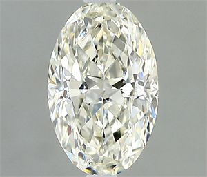 Picture of Natural Diamond 0.52 Carats, Oval with  Cut, J Color, VS2 Clarity and Certified by IGI