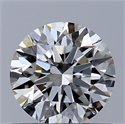 Diamante Natural 0.55 quilates, Redondo , Color H, claridad VVS1 y certificado GIA