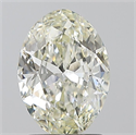 Natural Diamond 1.50 Carats, Oval with  Cut, K Color, VS2 Clarity and Certified by GIA